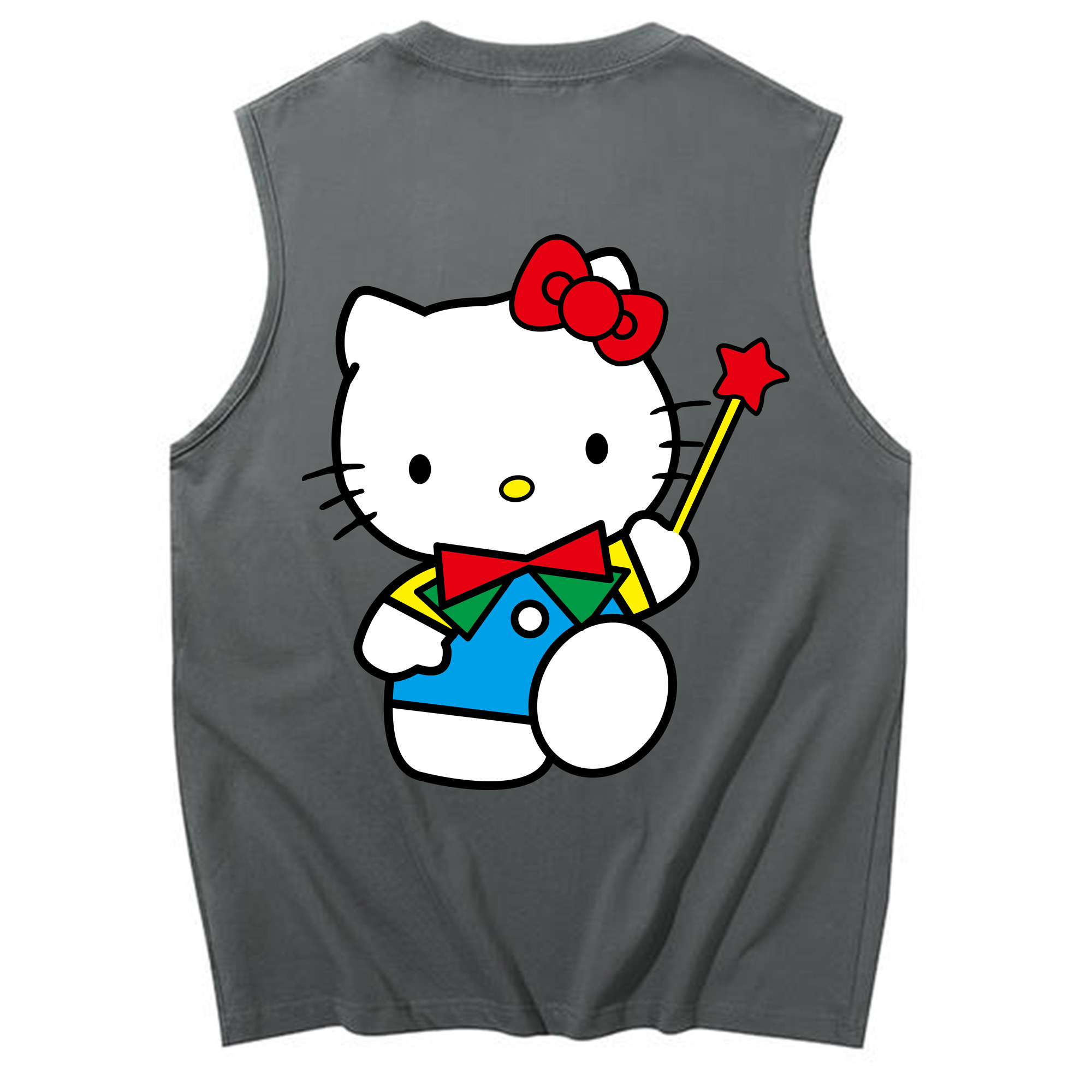 （画像用） Hello Kitty ハローキティ コットン100％タンクトップ（背面プリント）